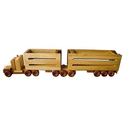 Handmade B-Double Wooden Truck