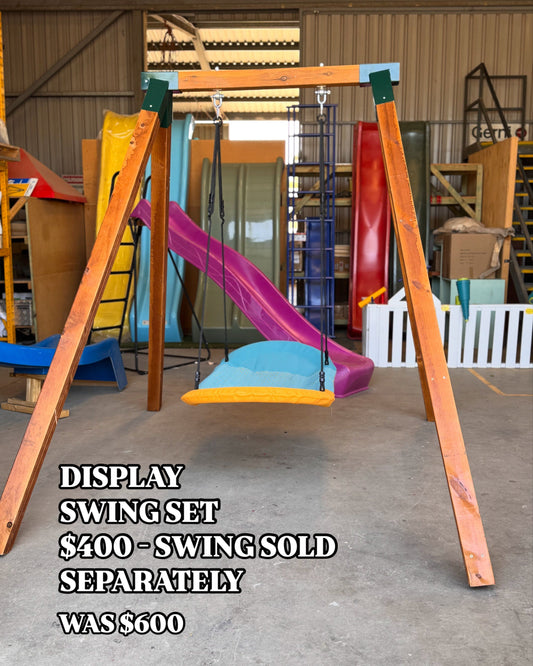 SALE PRICE FLOOR STOCK - SWING SET FRAME