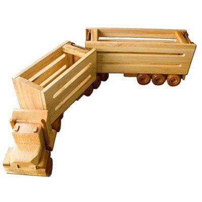 Handmade B-Double Wooden Truck