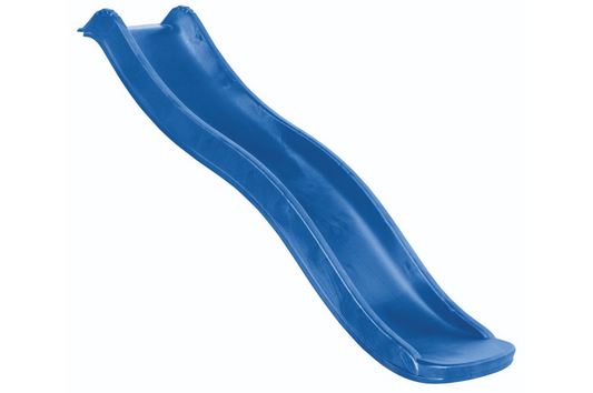Standalone Slide “Tweeb” with water feature - BLUE 0.9m high