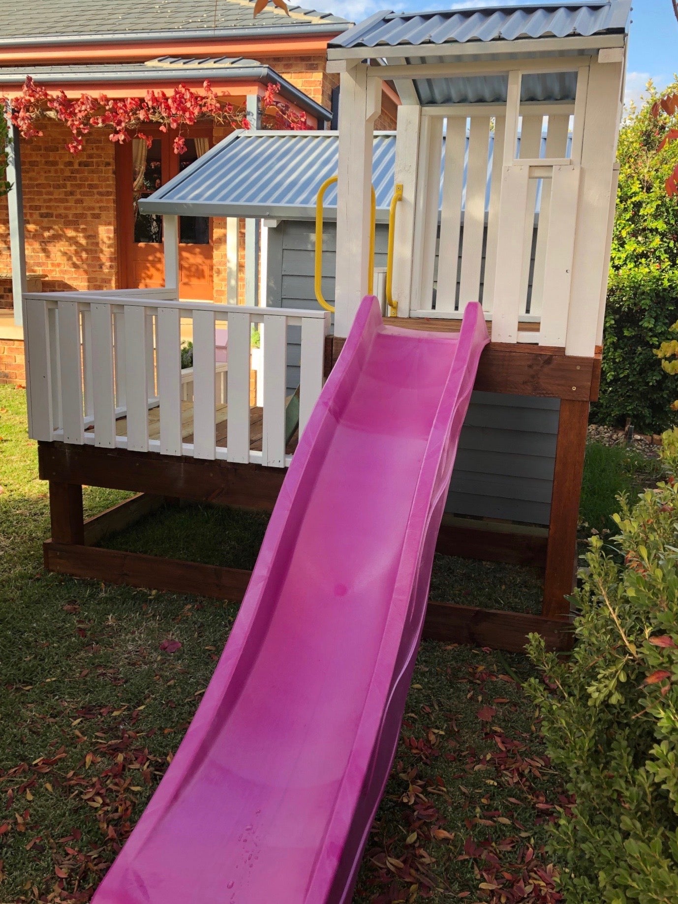 Shown with a plastic slide.
